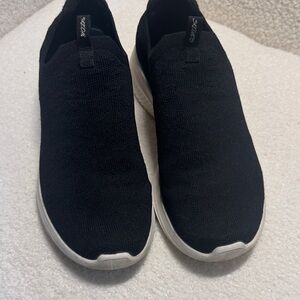 Skechers Black Slip-On Sneakers